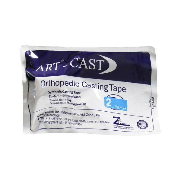  باند ارتوپدی فایبرگلاس زرین مدیکال با عرض 2 اینچ