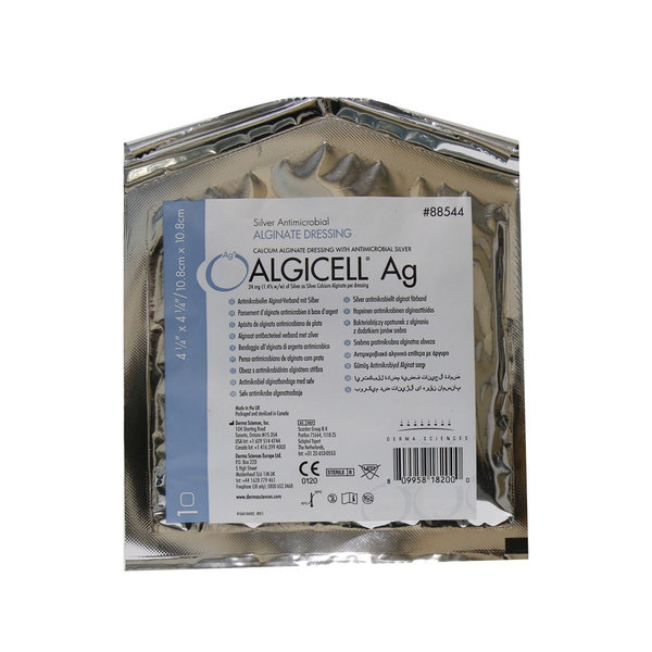  پانسمان آلژینات نقره دار Dermascience آل جی سل