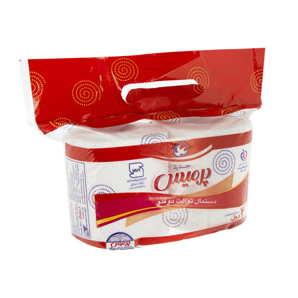  دستمال توالت دو قلوی پرمیس