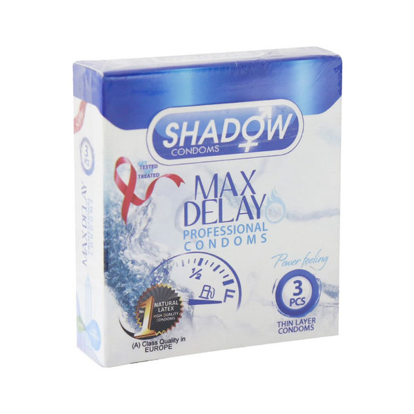  کاندوم شادو مدل Max Delay بسته 3 عددی
