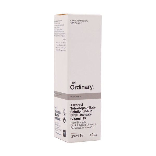  سرم آسکوربیل تترا ایزوپالمیتات 20 درصد در ویتامین F اوردینری 30 میلی لیتر