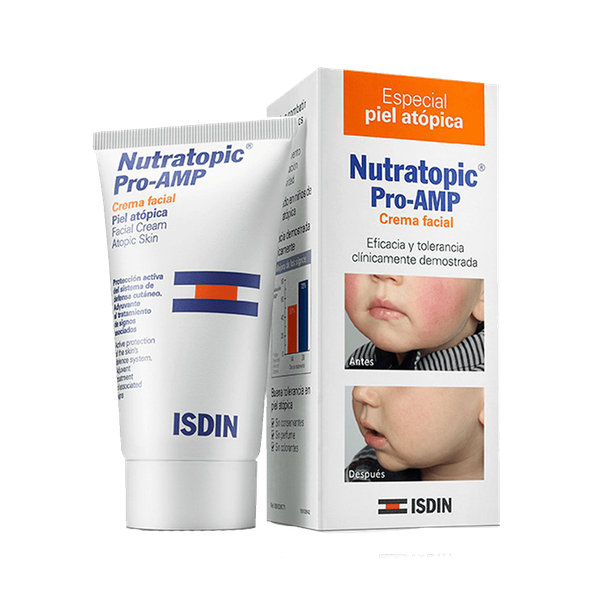  کرم مرطوب کننده آتوپیک صورت ایزدین مدل Nutratopic Pro-Amp حجم 50 میلی لیتر