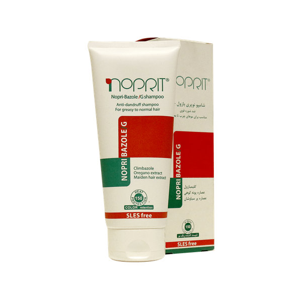  شامپو ضد شوره نوپری بازول جی نوپریت مناسب موهای چرب تا معمولی ۲۰۰ میلی لیتر