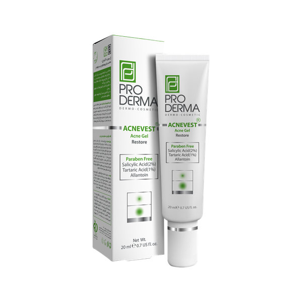  ژل ضد جوش موضعی پرودرما مناسب پوست های چرب و جوش دار ۲۰ میلی لیتر