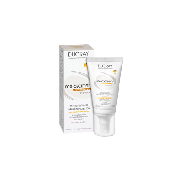  کرم ضد آفتاب ملاسکرین ریچ دوکری SPF50 مناسب پوست های معمولی تا خشک ۴۰ میلی لیتر