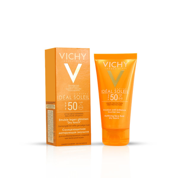  بی بی کرم ویشی مدل dry touch با ⁺SPF50 مناسب پوست‌ های چرب و مختلط ۵۰ میلی‌ لیتر