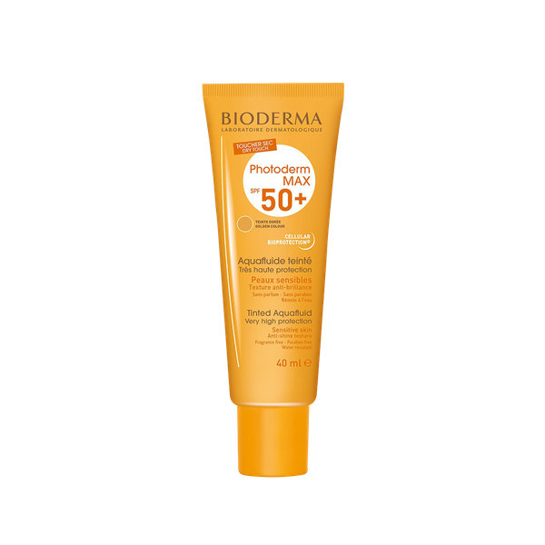  فلوئید ضد آفتاب فتودرم مکس آکوا ⁺SPF50 بایودرما مناسب پوست های چرب تا مختلط ۴۰ میلی لیتر