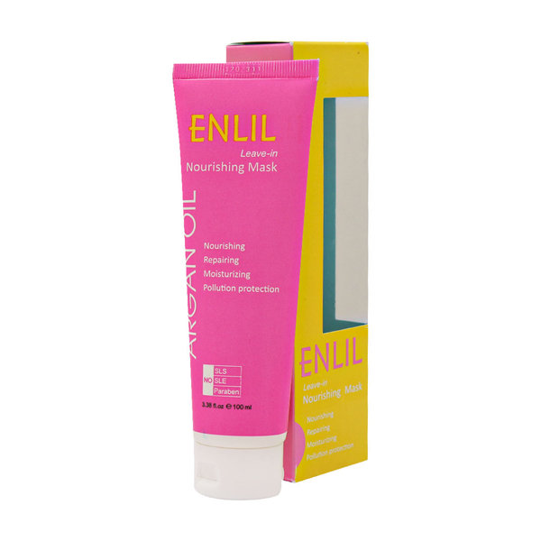  ماسک مو تقویت کننده روغن آرگان بدون آبکشی انلیل 100 میلی لیتر