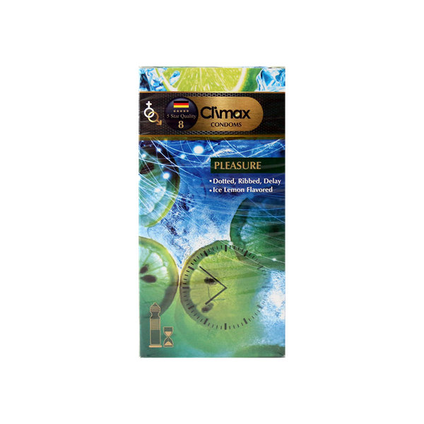 کاندوم خاردار شیاردار و تاخیری کلایمکس مدل Pleasure بسته ۱۲ عددی