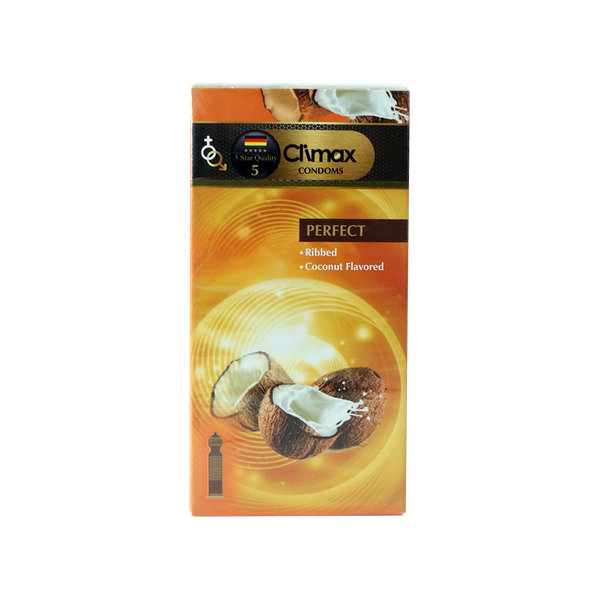  کاندوم شیاردار کلایمکس مدل Perfect بسته ۱۲ عددی