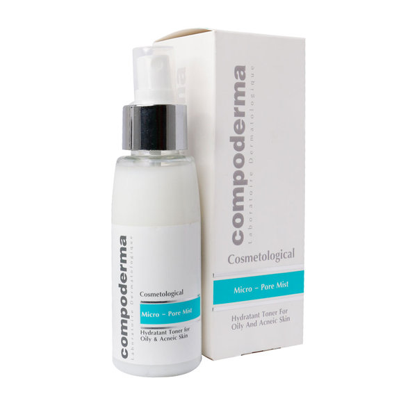  تونر مرطوب کننده میکرو پرومیست کامپودرما مناسب پوست های چرب و آکنه ای 100 میلی لیتر