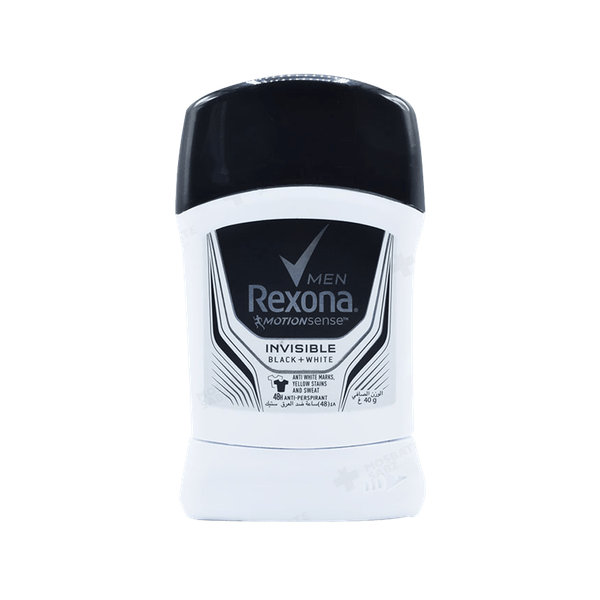  استیک ضد تعریق مردانه رکسونا مدل اینویزیبل بلک اند وایت ۴۰ گرم