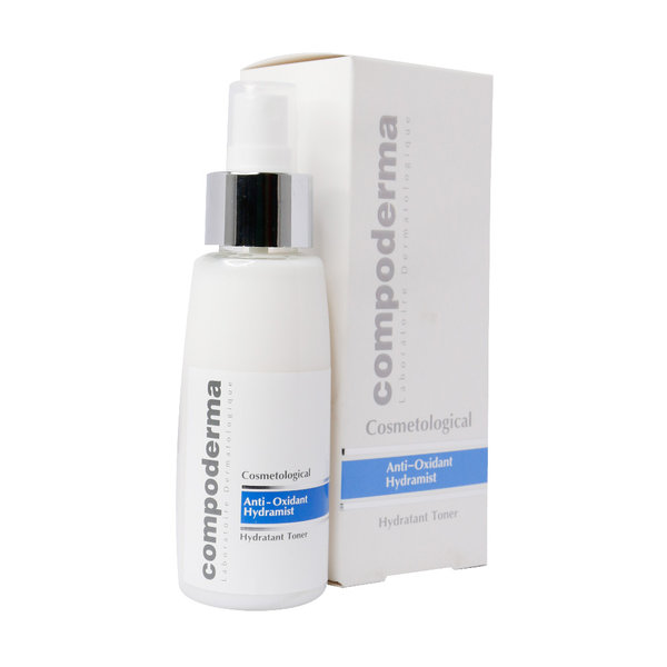  تونر آبرسان و آنتی اکسیدان هیدرامیست کامپودرما مناسب پوست های خشک و حساس 100 میلی لیتر