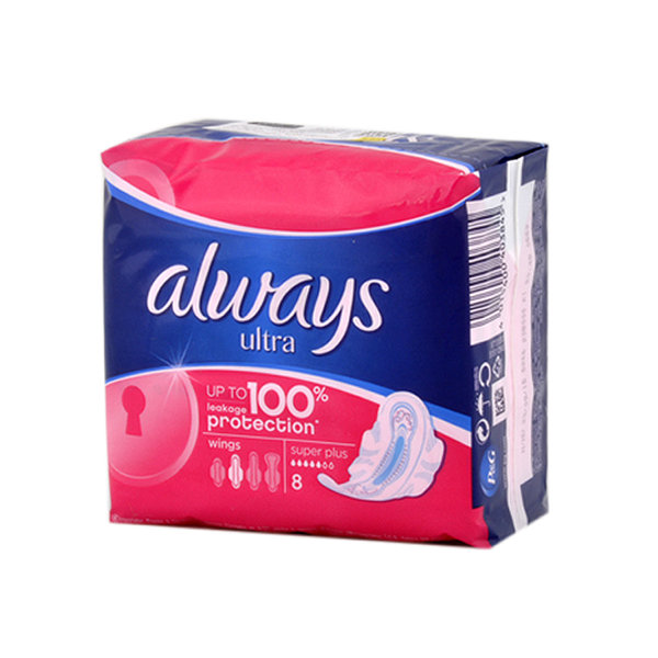  نوار بهداشتی اولترا سوپر پلاس آلویز ۸ عددی