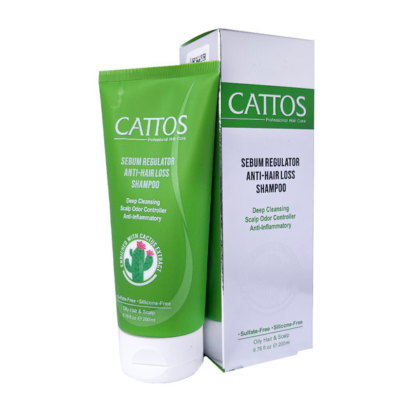  شامپو فاقد سولفات تقویت کننده موهای چرب کاتوس 200  میلی لیتر