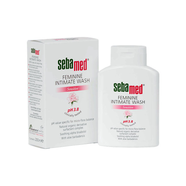  محلول شستشو دهنده آنتی باکتریال بانوان سبامد ۲۰۰ میلی لیتر