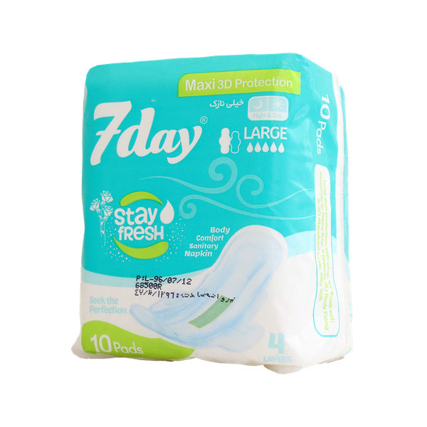  نوار بهداشتی خیلی نازک سون دی سایز بزرگ ۱۰ عددی