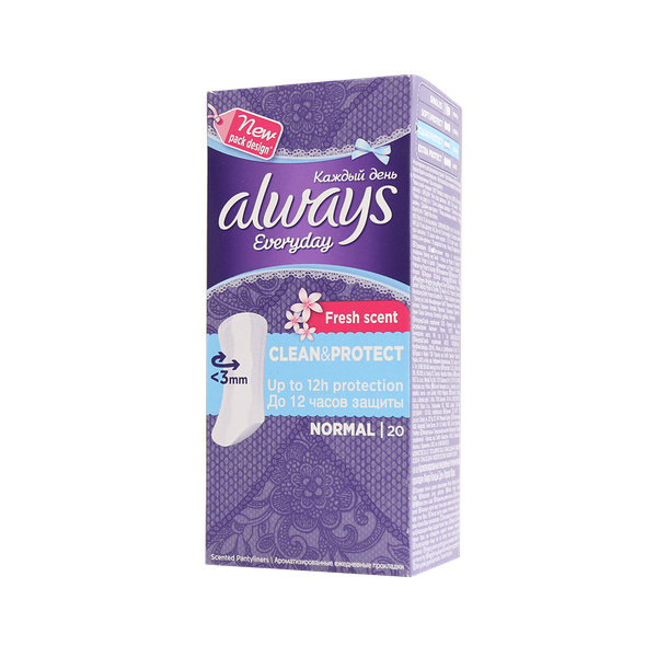  پد روزانه نرمال آلویز با رایحه ملایم ۲۰ عددی