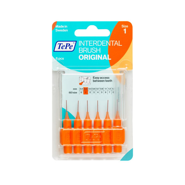  مسواک بین دندانی سایز ۱ اورجینال تپه ۶ عددی