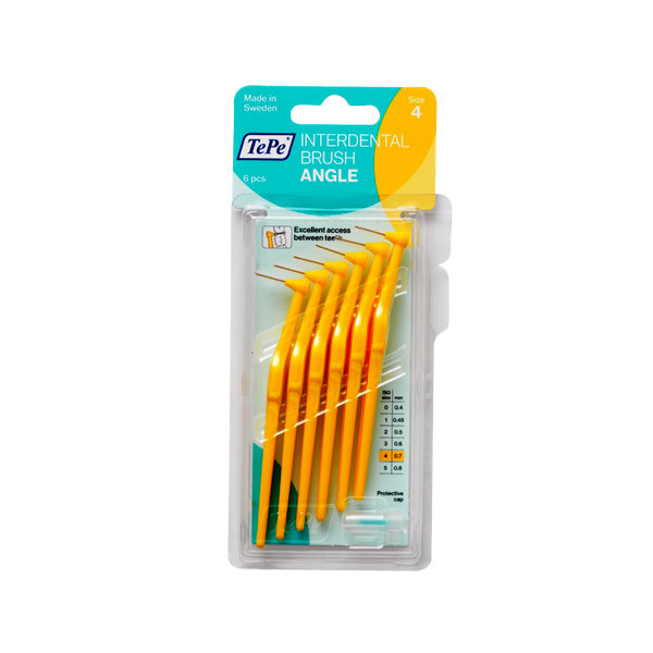  مسواک بین دندانی دسته دار سایز ۴ تپه ۶ عددی