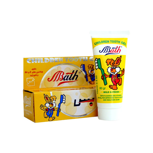  خمیر دندان ژله ای کودک بس با طعم موز ۸۰ گرم