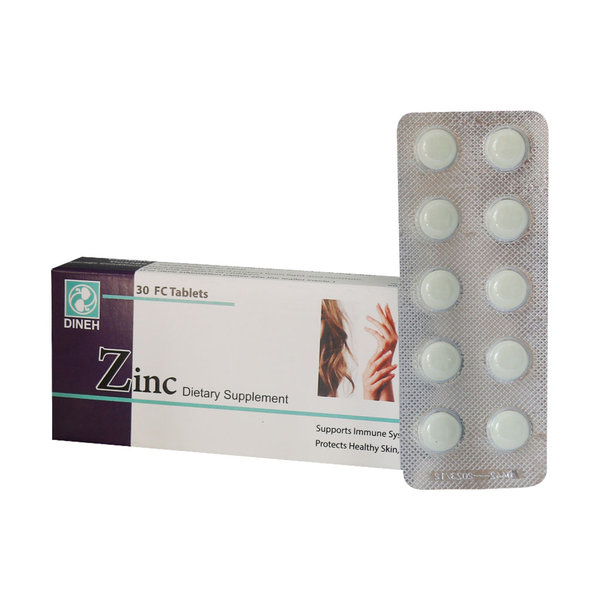  قرص زینک دینه ۳۰ عددی