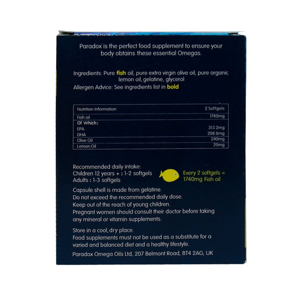  کپسول ژلاتینی امگا پارادوکس 30 عددی