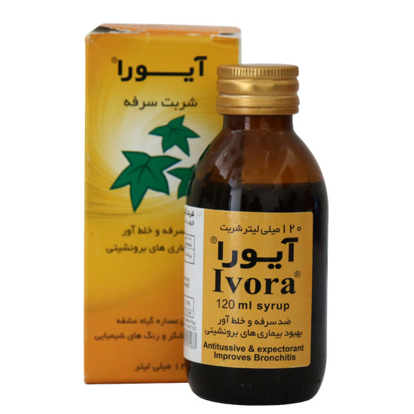  شربت سرفه آیورا اهورا دارو ۱۲۰ میلی لیتر