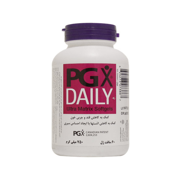  کپسول ژلاتینی پی جی ایکس وبر نچرالز۶۰ عددی