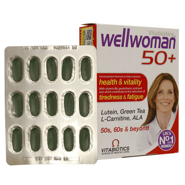  کپسول ول وومن ۵۰ سال به بالا ویتابیوتیکس مخصوص خانم ها ۳۰ عددی