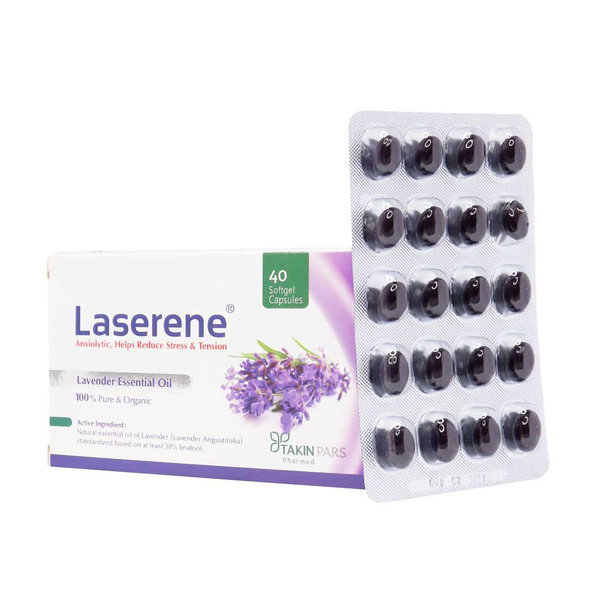  کپسول نرم ژلاتینی لاسرین تکین پارس فارمد 40 عدد