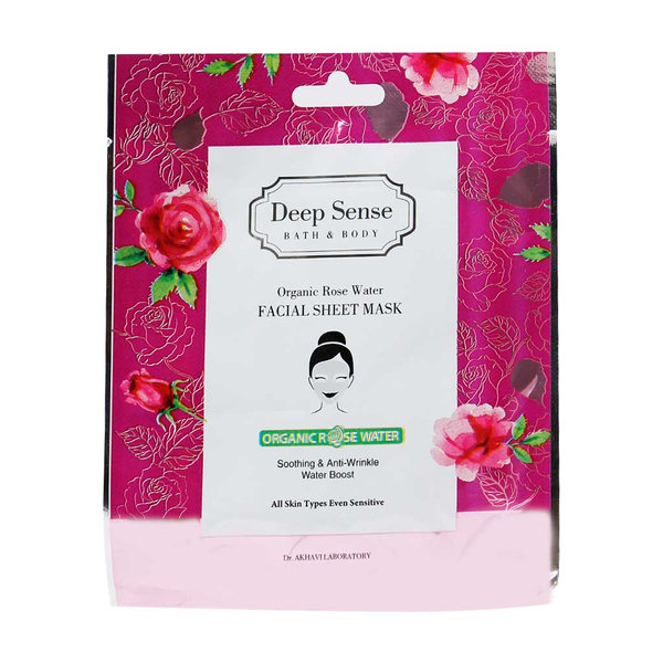  ماسک صورت نقابی گلاب دیپ سنس سی گل 25 میلی لیتر