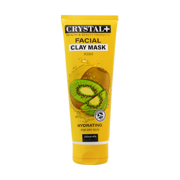  ماسک صورت آبرسان پوست خشک کریستال پلاس حاوی عصاره کیوی 250 میلی لیتر