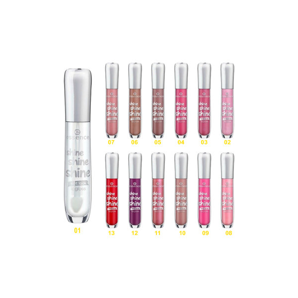  رژ لب مایع براق شماره ۱۲ اسنس مدل Shine Shine Shine