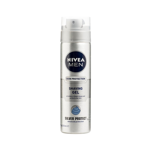  ژل قبل از اصلاح نیوآ مدل سیلور پروتکت آقایان ۲۰۰ میلی لیتر