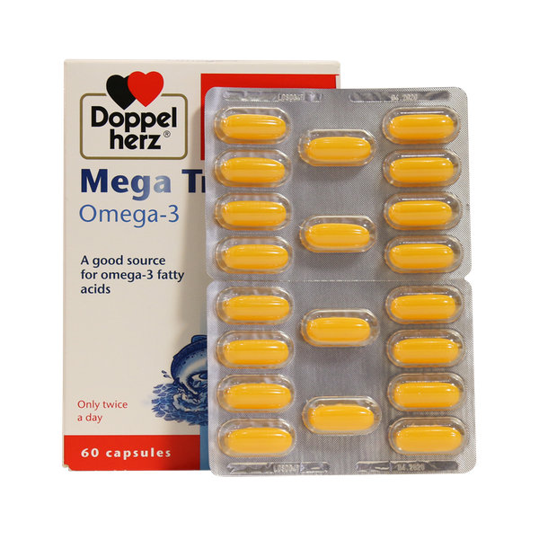  کپسول مگا تریو امگا 3 داپل هرز 60 عدد