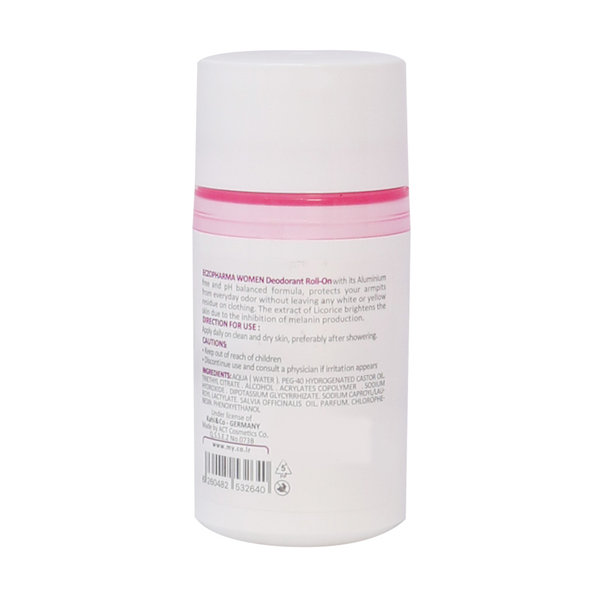  مام رول ضد تعریق فاقد آلومینیوم زنانه اگزوفارما مای فارما 50 میلی لیتر