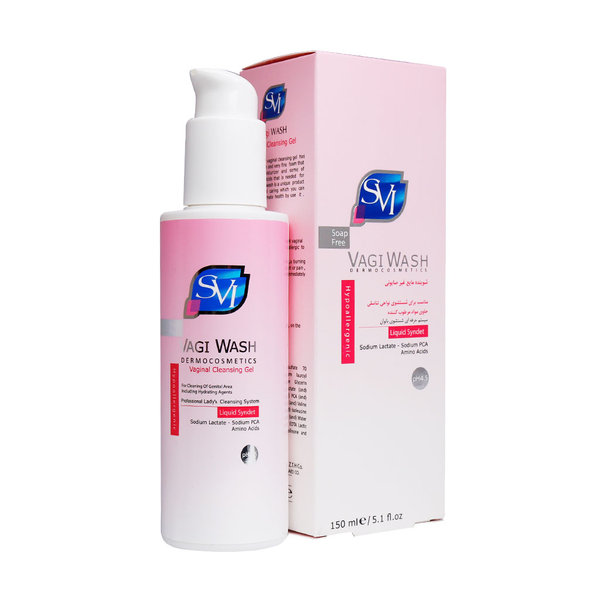  ژل بهداشتی روزانه بانوان اس وی آی مدل vagi wash حجم 150 میلی لیتر