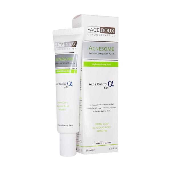 ژل کنترل کننده چربی حاوی AHA آکنه زوم فیس دوکس 30 میلی لیتر