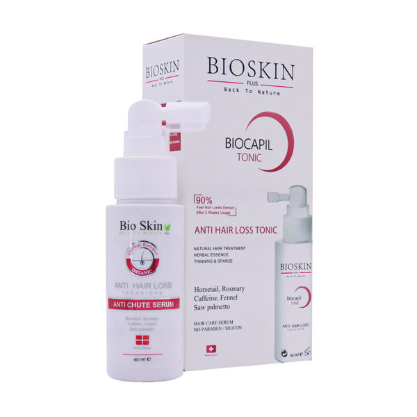  سرم ضد ریزش مو بایو اسکین پلاس 60 میلی لیتر