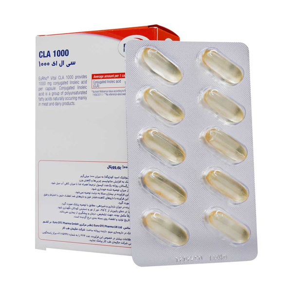  کپسول سی ال ای 1000 یوروویتال 30 عدد
