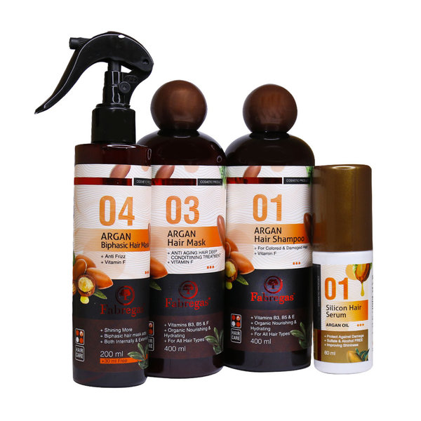  پک مراقبت مو فابریگاس مدل Argan بسته 4 عددی