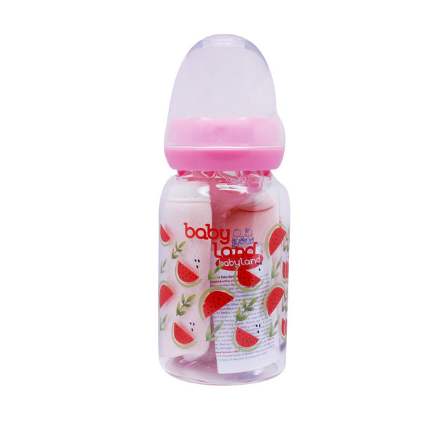  شیشه شیر پیرکس کاوردار بی بی لند کد 518 حجم 120 میلی لیتر