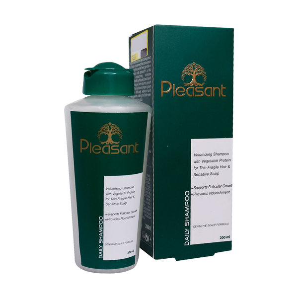  شامپو تقویتی روزانه حاوی پروتئین گندم پلزنت 200 میلی لیتر