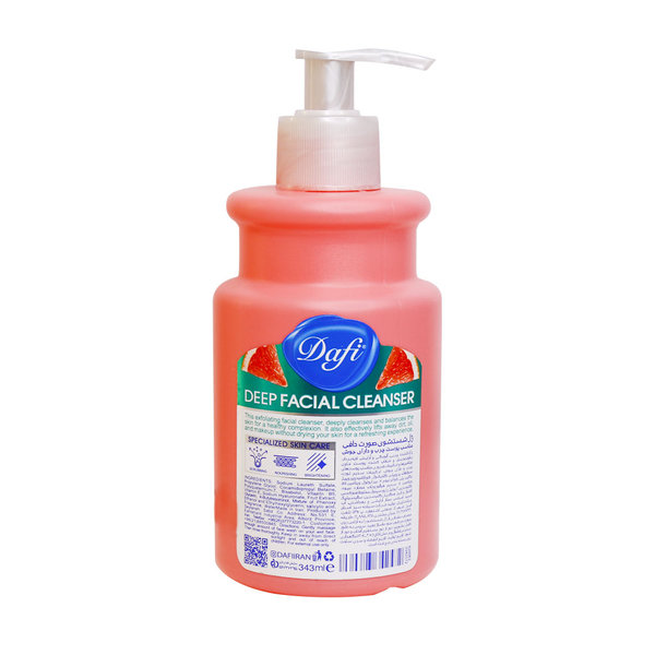  ژل شستشوی صورت پوست چرب و دارای جوش دافی 343 میلی لیتر