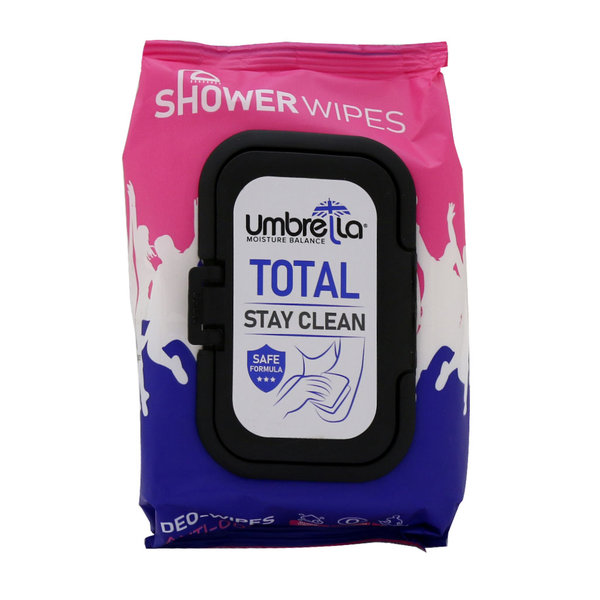  دستمال مرطوب خوشبو کننده بدن توتال آمبرلا 50 عدد