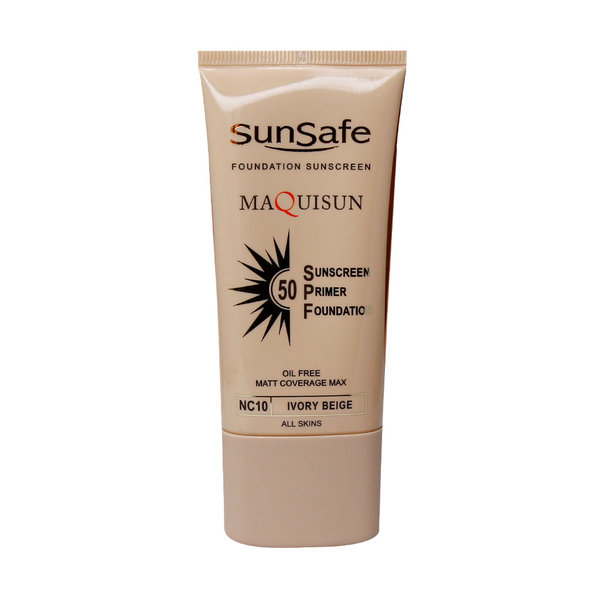  کرم ضد آفتاب کرم پودری و پرایمری SPF50 سان سیف 40 میلی لیتر