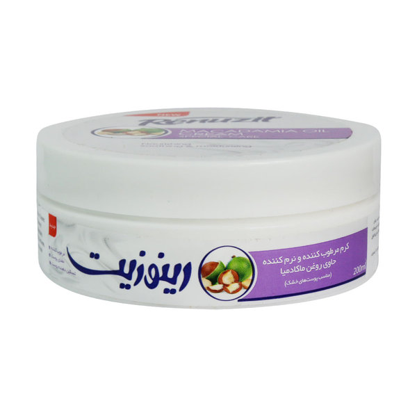  کرم کاسه ای مرطوب کننده و نرم کننده روغن ماکادمیا رینوزیت 200 میلی لیتر