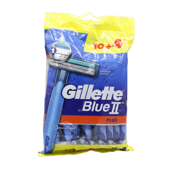  خودتراش ژیلت مدل Blue 2 Plus بسته 14 عددی