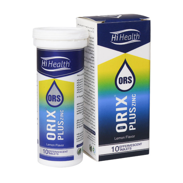  قرص جوشان اوریکس پلاس زینک های هلث 10 عدد